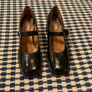 Labucq Black Patent Mary Jane Block Heel Shoes Women’s Size 37 EU (US 6.5–7)
